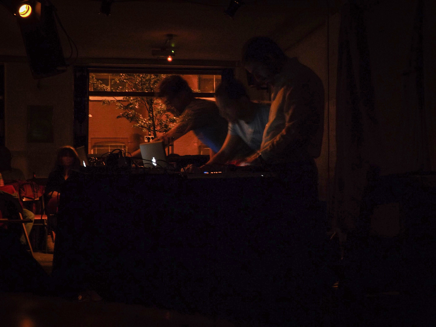 Giulio Aldinucci live at Cafe OTO (London), Postcards from Italy presentation with Alberto Boccardi and Attilio Novellino - June 2013