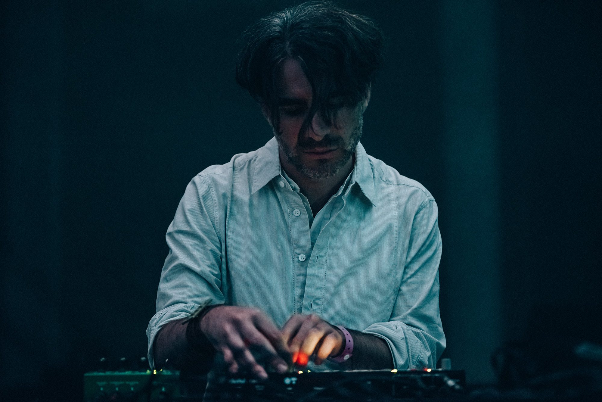 Giulio Aldinucci live at Up To Date Festival - Pałac Branickich (Białystok) - September 2018, photo by Krzysztof Karpiński