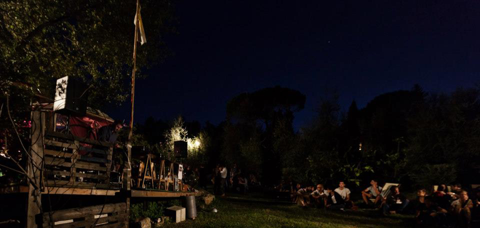 Giulio Aldinucci live at Villa Romana (Firenze), celebrating Radio Papesse's sixth birthday - June 2012